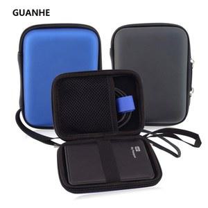 하드 드라이브 가방 2 5 보조베터리 USB 파우치 디스크 인치 인클로저 GUANHE 커버 HDD 보호 케이스 외부 WD 휴대용