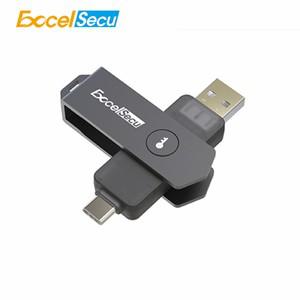 Excelsecu FIDO2 NFC 보안 키 암호 없는 2 단계 인증 휴대용 내구성 표준 HID 장치