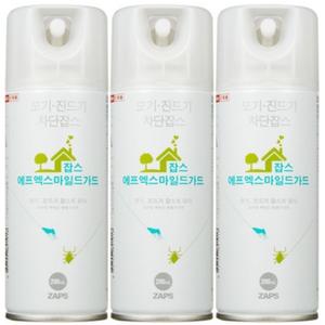 [몸에 뿌리는 모기·진드기 기피제] 잡스 FX마일드가드 200ml x 3개 모기기피제 진드기기피