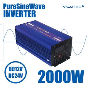 캠핑 차박 낚시 필수품 벨류텍 2000W 순수정현파 차량용 인버터 VIP-2000 220V