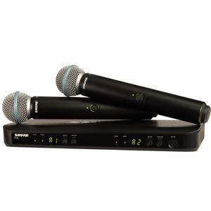 슈어 무선 마이크 BLX288/BETA58 핸드 마이크 세트 2채널