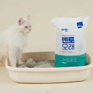 바른벤토모래 6kg 고양이 벤토나이트 모래