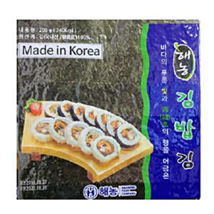 해농 김밥김 200G(100매) 국내산 김 100%