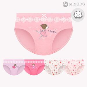 발레리나 순면 여아삼각팬티 아동속옷 5종세트