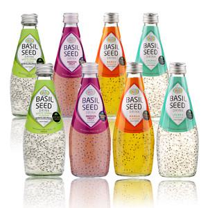 웰 바질시드 드링크290ml 백포도 2개+패션푸르트 2개+망고 2개+리치 2개 (총8개) 주스음료수과일