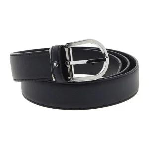 [라벨루쏘]  SS25 남성 35mm 레더 벨트 123888 BLUE
