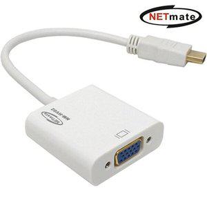 NETmate HDMI to VGA 변환컨버터(음성지원)-WCA2F95
