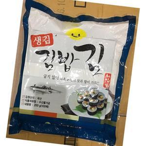 유창 화입김밥김 100매 200g 72개 식자재
