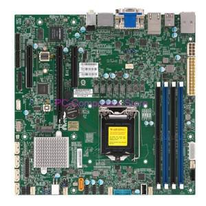 슈퍼마이크로 워크스테이션 마더보드용 X11SCZ-F 8 세대 9 코어 i3 제온 E-2100 시리즈 LGA-1151 DDR4 PCI-