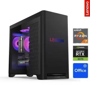 레노버 게이밍 컴퓨터 리전 T5 90YJ002YKA 게임용 사무용 데스크탑 PC / R7 7800X3D / RTX5070Ti / 64GB RAM / 2TB SSD