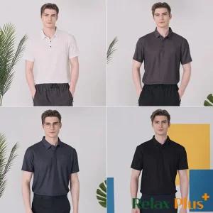 [Relax Plus]남성 시어서커 반팔 카라티 1종