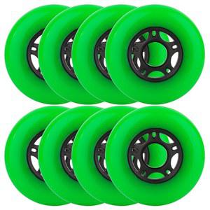 휠컴 8팩 인라인 스케이트 휠 실외 실내 롤러 블레이드 85a 하키 64mm 70mm 72mm 76mm 80mm 립스틱, 러기지, 스쿠터 등을 위한 교체용