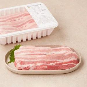 [냉장]제주흑돼지 미박 삼겹살 구이(500g)