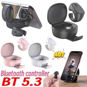 투야 스마트봇손가락 끝  제어 Bluetooth 호환 5.3 스크롤링 링 스마트 폰용 다기능 셔터클리커