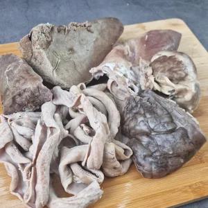 남도 전통방식 모듬내장 1kg 간 허파 염통 위 소창