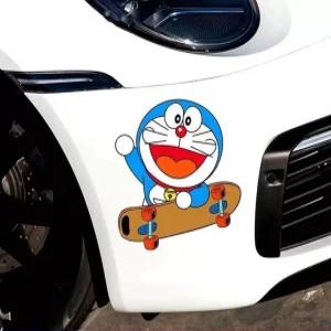 도라에몽 차량 스티커 귀여운 만화 차체 흠집 가리는 차량 스티커에 적합