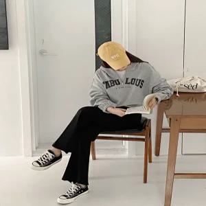 [자체제작]매일입는 편안한 롱일자 밴딩 스판슬랙스(2color)