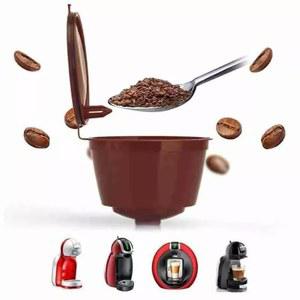 Nescafe Dolce Gusto 용 재사용 가능한 커피 캡슐 필터 컵 리필 형 캡 스푼 브러시 주방 액세서리 콩 DS-NM DS-F7