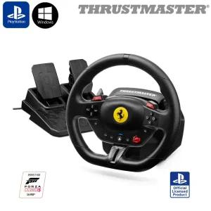 트러스트마스터 T98 Ferrari 296 GTB 레이싱휠(PS5,PS4,PC) 핸들 패달 운전 게임 장비