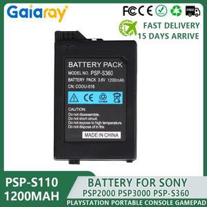 PSP-S110 배터리 1200mAh PSP2000 리튬 Sony PlayStation 휴대용 콘솔 게임 패드 교체