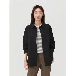 [PAT 여성] 화섬 중기장 루즈핏 셔츠_1J61534