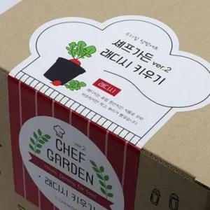 DIY 집에서 식물 키우기 래디시 식용 허브 화분 키트