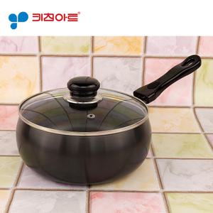 키친아트 블랙 경질냄비 20cm 편수냄비