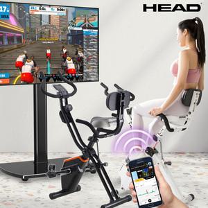 HEAD 프리미엄 브랜드 강력한 뒤로돌리기 접이식 실내자전거 헬스자전거 BC3980