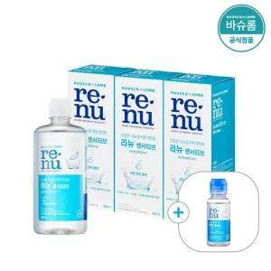 [공식] 바슈롬 리뉴 센서티브 렌즈세척액 355ml x3개 (+60ml선물)