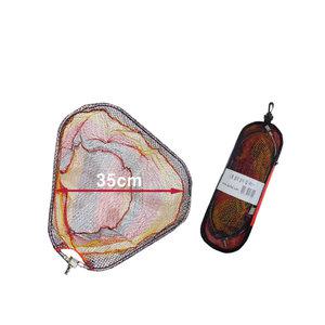 한돌 민물뜰채 삼각 프레임+3색 칼라망 35cm 40cm 실리콘망 뜰채망 후레임 삼각망