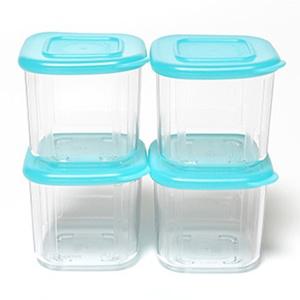 타파웨어  클라라 이유식용기 미니찬통 보관용기 반찬통 205ml 4P