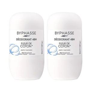 롤 온 데오드란트 코튼플라워 48H 50ml x2