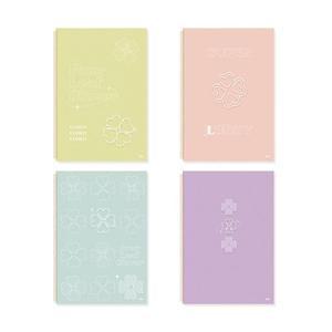 [LFMNN44R_55]슬림 캐릭터노트 원링노트(네잎)1200 12603