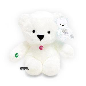 [QNR3U5Y6_55]녹음인형 캐릭터 화이트 애착 말하는 25cm