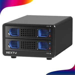 넥스트유 하비슈 2베이 DAS USB3.0 HDD SSD 데이터 스토리지 5Gbps 922U3