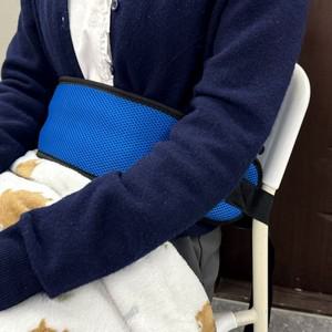 노인낙상방지 휠체어 안전벨트 블루 안전모 안전벨트가절엄 가절엄 안전벨트 찍찍이 가방끈 버클