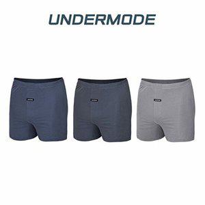 언더모드 시원한 인견 스판 남성 트렁크 팬티 3종 세트