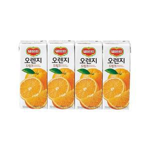 델몬트 오렌지 드링크 190ml 24팩 2박스(총 48팩) 무료배송