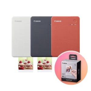 캐논 셀피 스퀘어 QX20 포토 프린터+XC 60L 포토용지 1팩 패키지 ok