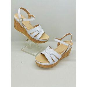 [갤러리아] 고세 데일리 여성 스톤패턴 스트랩 웨지힐 샌들 GDS5S040 화이트 7cm