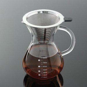 고품질 핸드드립 서버 커피내리는 투명800ml 내열유리서버 내열유리드립서버 카파레서버홈카페 (WFHXLRM)
