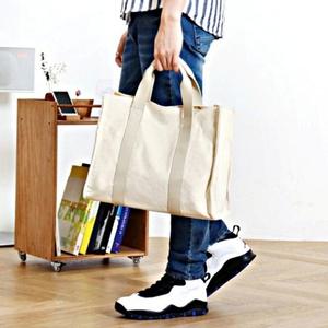 [라일리] Rly 캔버스 보조가방 크로스 토트백 에코백 베이직 무지