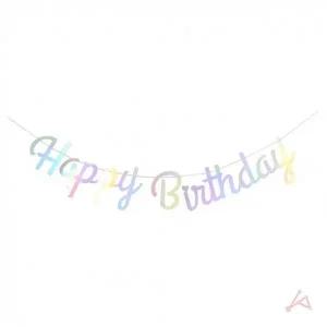 HAPPY BIRTHDAY 가랜드 홀로그램