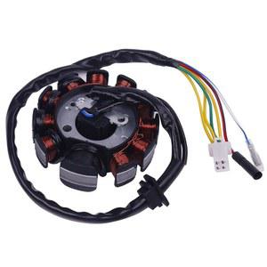 Glixal ATMT115511 GY6 125cc 150cc 180cc 200cc 11 중국 스쿠터 모프 ATV Go 카트 쿼드 152QMI 157QMJ 엔진용 코일 마그네토 교류 발전기 고정자