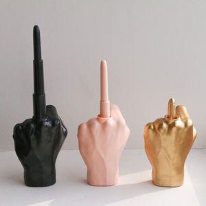 킹받는 법규 가운데 손가락 모형 3색 피규어 장식 인싸템