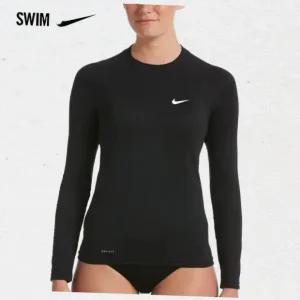 매장정품 나이키 NIKE스윔 NIKE 비치웨어 여성 에센셜 롱 슬리브 래쉬가드 NESSA386-001 2