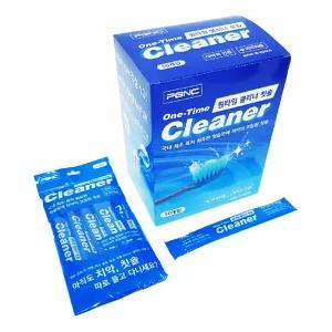 일회용 여행용 치약코팅칫솔 원타임 클리너 칫솔 100개