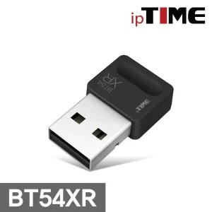ipTIME BT54XR 블랙 블루투스 5.4 동글무선연결동글 동글이 USB동글 무선동글 무