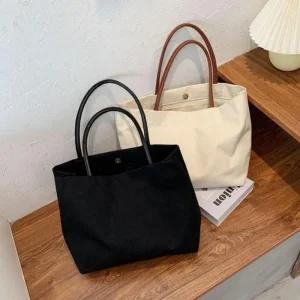[라일리] Rly 쇼퍼백 빅사이즈 여자 숄더백 캔버스 베이직 대용