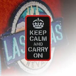 LM 벨크로 군용 KEEP ON 패치 RRY CALM  와펜  패치  벨크로  CARRY  군용  AND  KEEP  밀리터리
